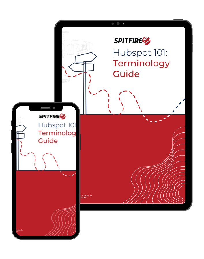 HubSpot Terminology Guide ebook cover 2025